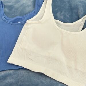 Two tight tank tops, perfect for summer heat!!